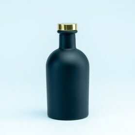 luxe fles zwart met goud dop