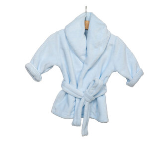 badjas fleece blauw