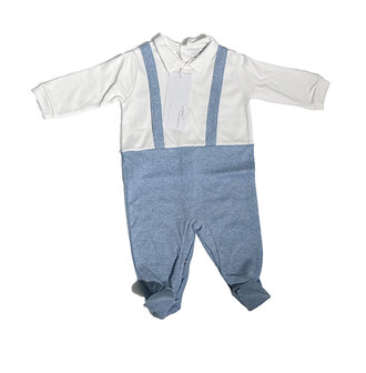 babypakje bretellen, blauw