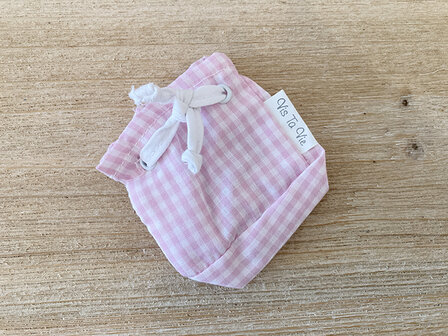 mini zakje vichy roze